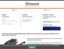 Tablet Screenshot of inova-semiconductors.de